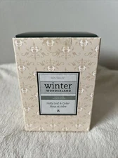 Melaleuca Sun Valley Rare Winter Wonderland Candle Holly Leaf & Cedar Christmas