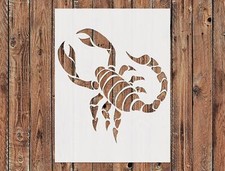 Scorpion Wild Big Cat Stencil Template Reusable for Wall Art, DIY Crafts, Fabric