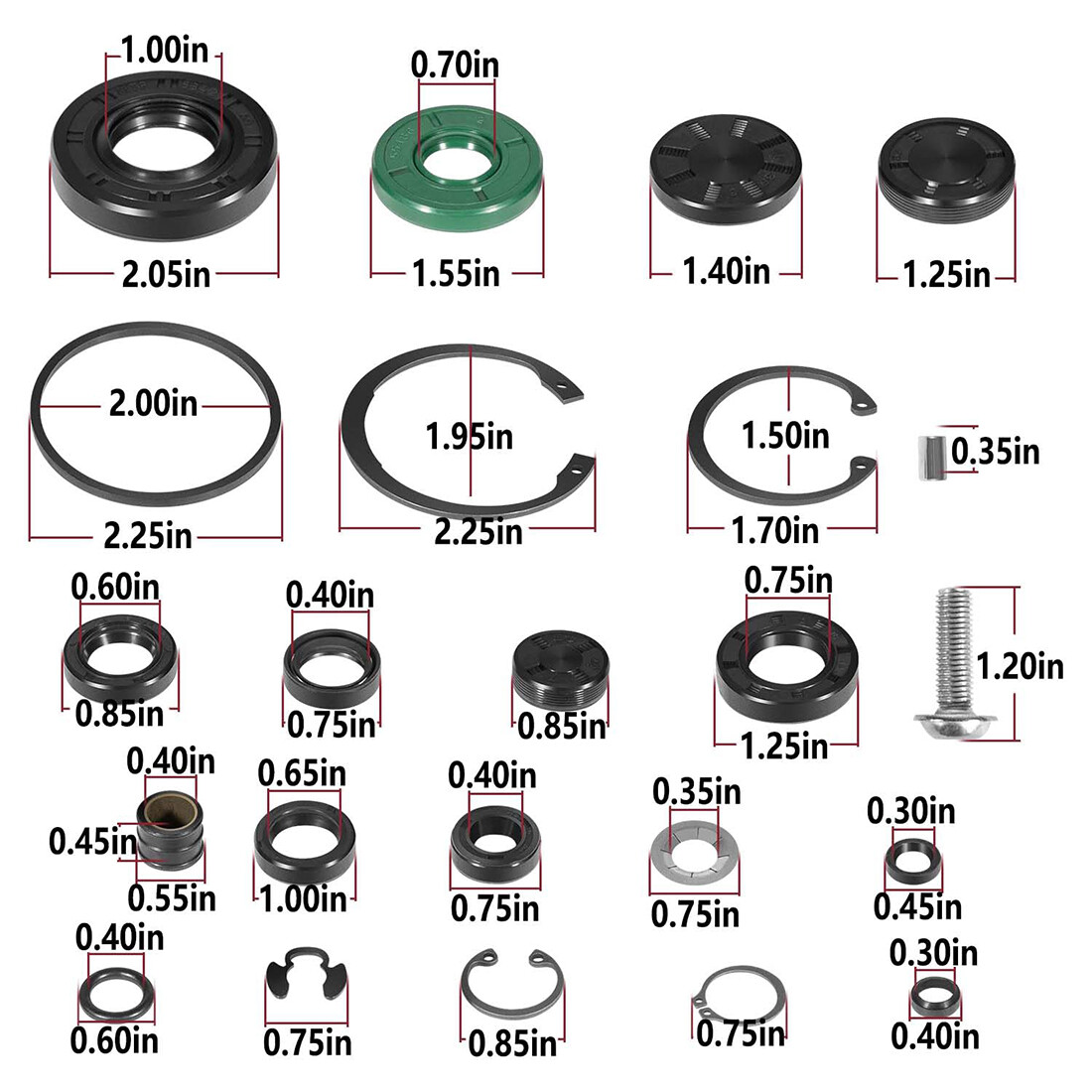 Hydro Gear 71410 72994 73107 Seal Kit ZT-2800 ZT-3100 ZT-3400