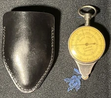 Cutiecut Germany Compass & Nautical Miles Measuring Device & Leather Case