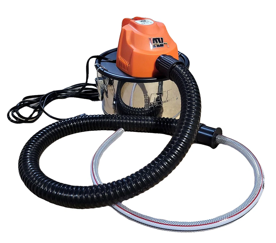 Pellethead Ash Vault Pro Mini 1 Gallon Vacuum 120V, 3' Rubber Coated Metal Hose - Image 2 of 4