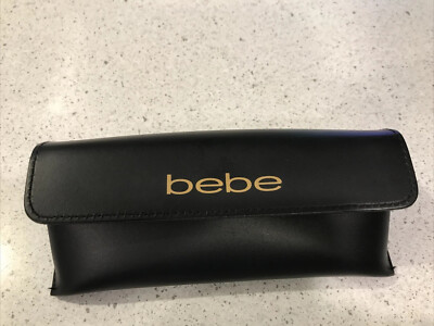 Bebe Dark Sunglasses with snap close hard black case NEW bebe Black Semi-Hard Clamshell Sunglasses Case | eBay main image 3