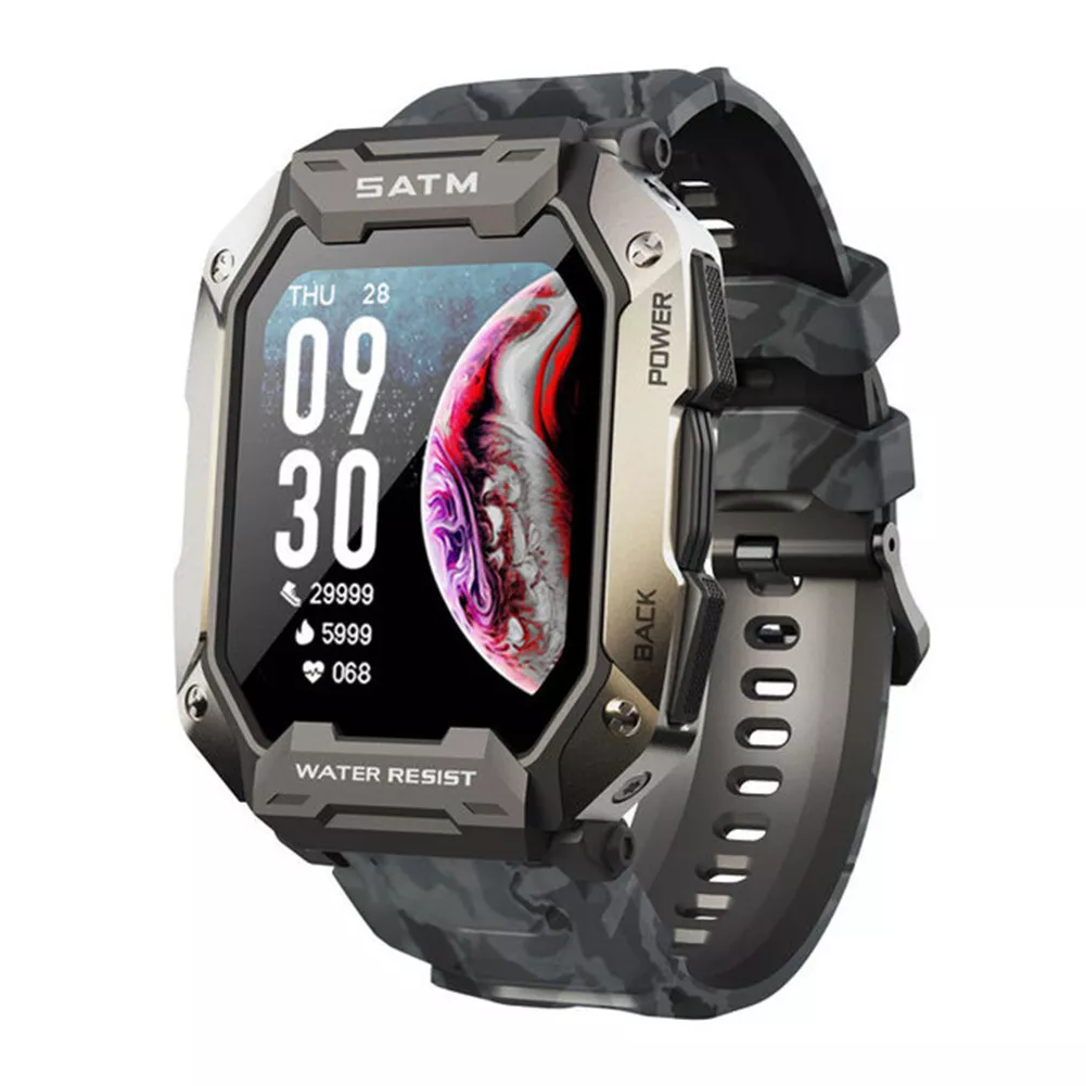 Bluetooth Smart Watch Workout Wristwatch Fitness Tracker for Men