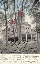 Summit New Jersey Beechwood Hotel Exterior Antique Postcard K27281