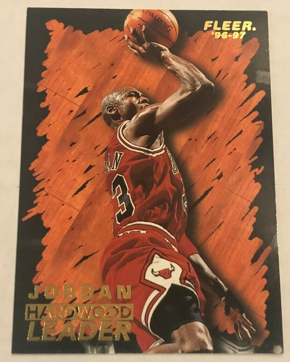 1996-97 Fleer Michael Jordan Hardwood Leader #123 Premium Card