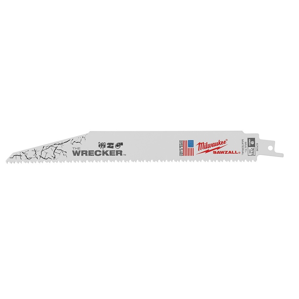 Milwaukee 48-00-8706 WRECKER Multi-Material SAWZALL Blade 9 in 7/11TPI 25PK