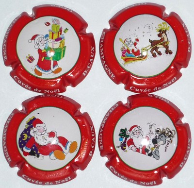 Capsule De Champagne Super Caux Dominique Serie Pere Noel N 6 7 8 9 Ebay