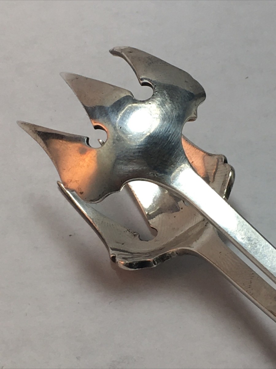 カルティエ　フォーク Pr Of Cartier Sterling Silver Mechanical Ice Tongs