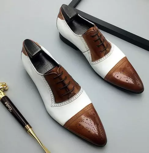 Two tone store formal shoes