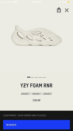 adidas confirmed foam runner