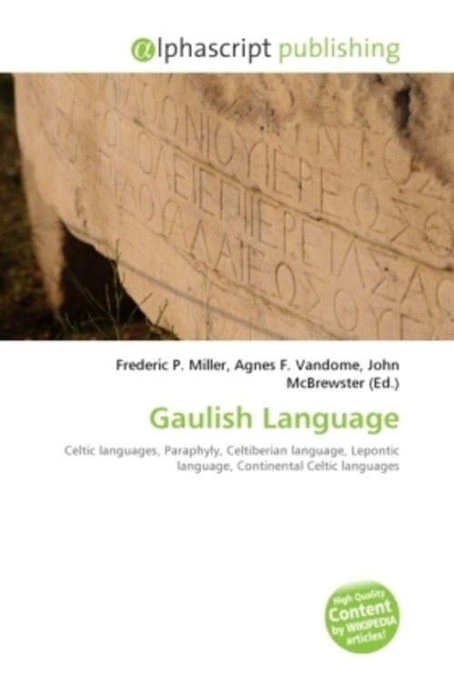 Frederic P. Miller (u. A.) | Gaulish Language | Taschenbuch | Englisch