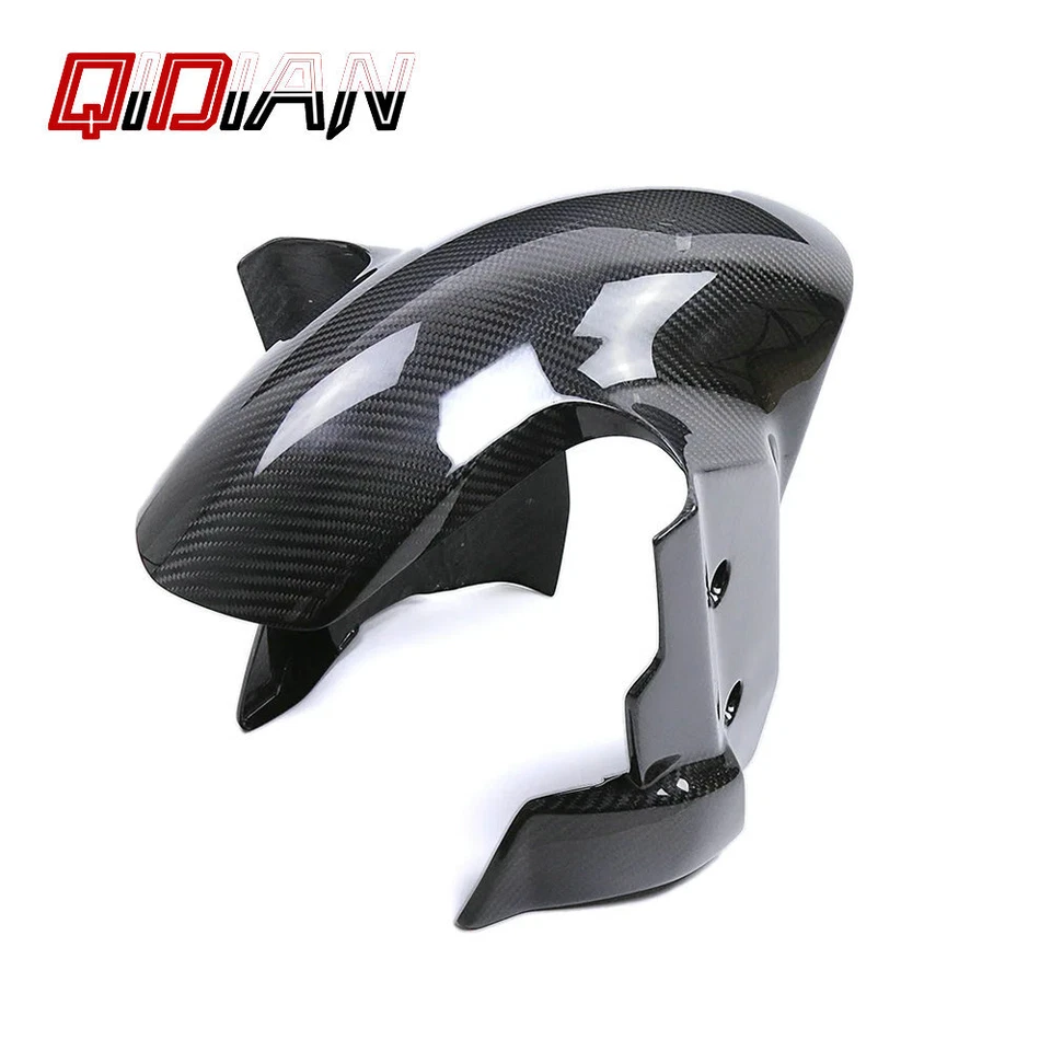 Guardabarros delantero de fibra de carbono para motocicleta compatible con 2019-2025 M1000RR S1000RR Foto 3 de 4