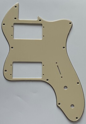 For Fit Fender Classic Series '72 Thinline Tele Guitar Pickguard Vintage Yellow