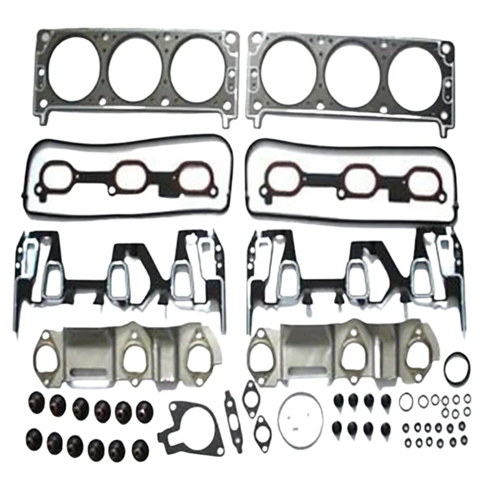 New Cylinder Head Gasket Set For Chevrolet Buick Pontiac 3.4L 207 V6 HS33401C1 - Image 2 of 2