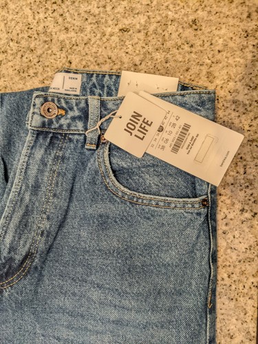 Bershka Mom Jeans Navy Denim US 6 | eBay