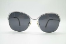 Vintage Rodenstock Nina Silver Oval Sunglasses Glasses NOS