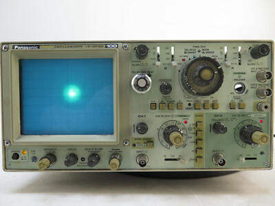 Panasonic VP-5512P - Two Channel 100MHz Oscilloscope | eBay Panasonic VP-5512P - Two Channel 100MHz Oscilloscope | eBay