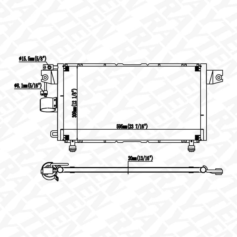 AC Condenser For 2001 Isuzu Rodeo - Image 2 of 2