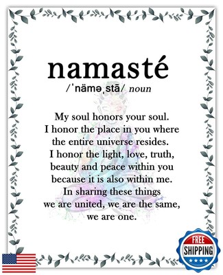 Namaste Definition: Positive Quotes; Inspirational, Motivational and Affirmat