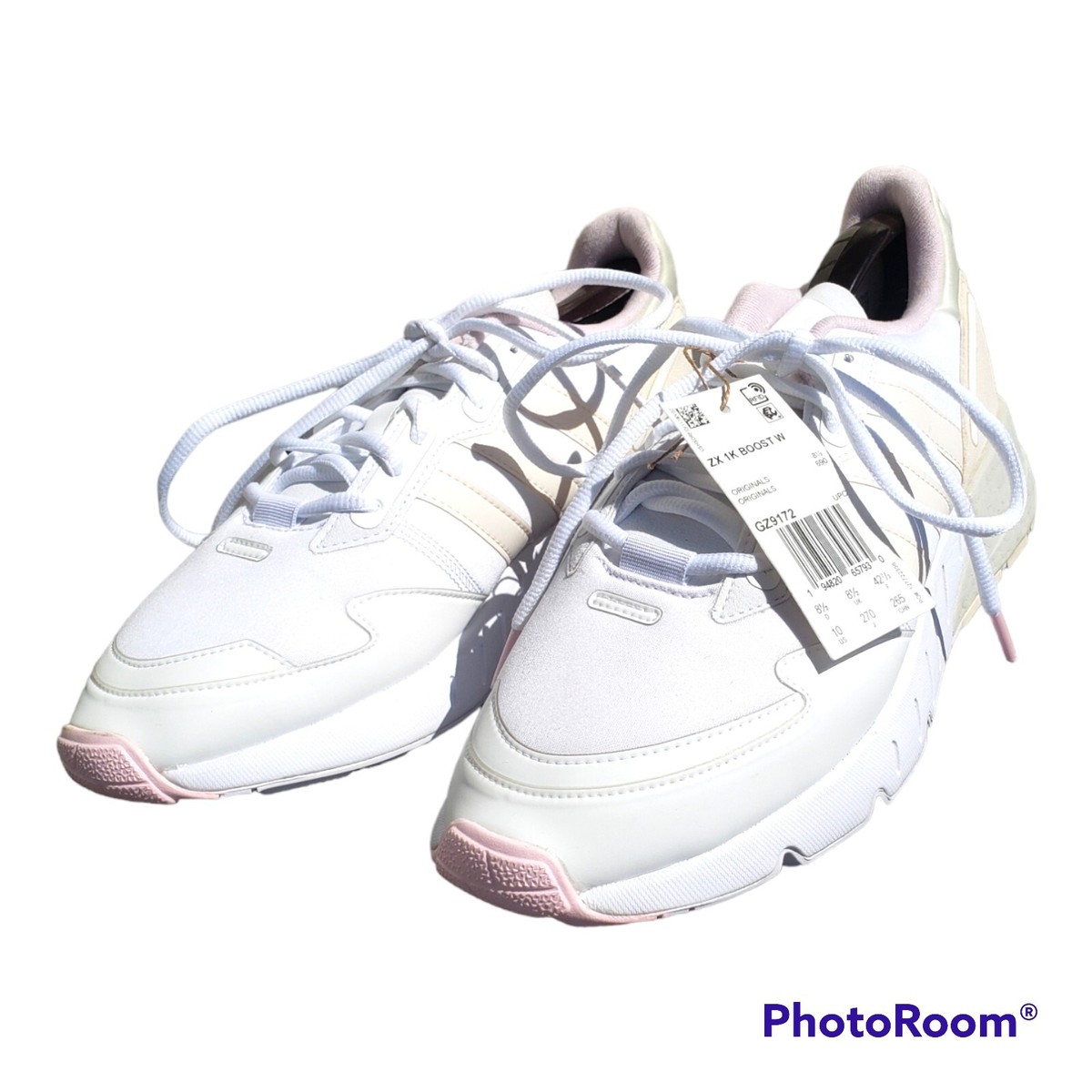 Adidas Womens Originals ZX 1K GZ9172 White Running Shoes