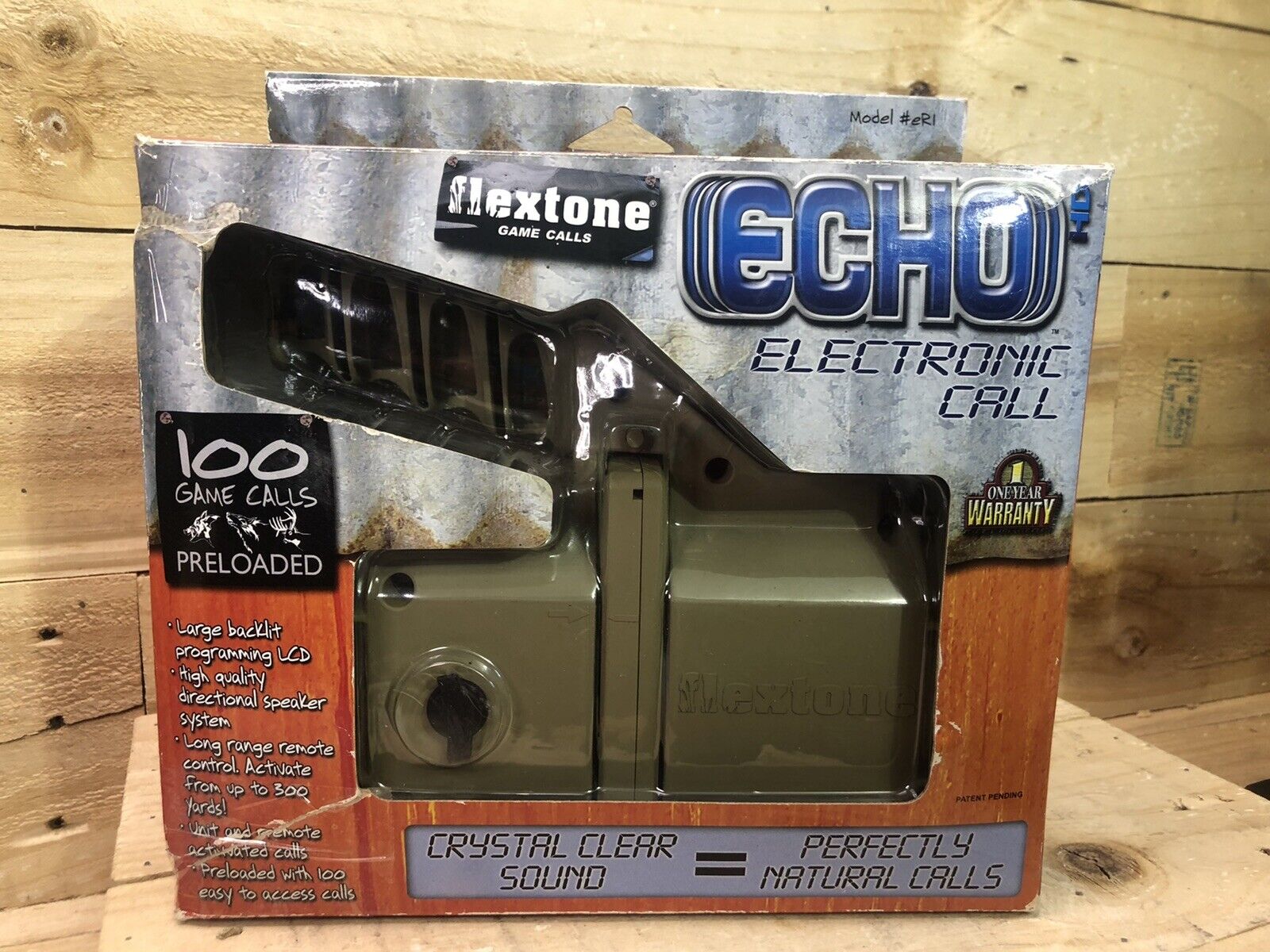 flextone Game Calls, ECHO Electronic call ￼model #eR1 “As Is” needs Batteries
