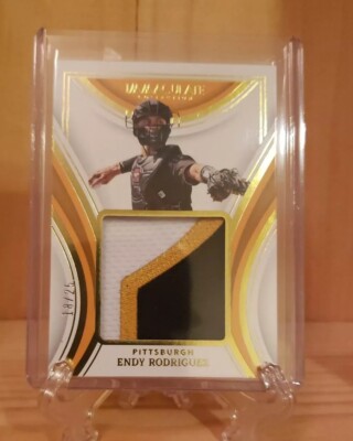 2023 Immaculate Collection Endy Rodriguez 18/25 Jumbo 3 Tone Swatch
