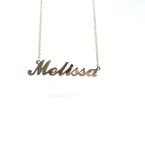NEW 375 9ct Yellow Gold Solid Name 