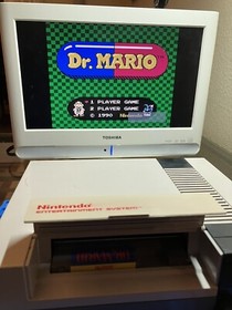 Nintendo NES Console System Bundle 10 Games NEW PINS Mario, Super C Contra, Dr M