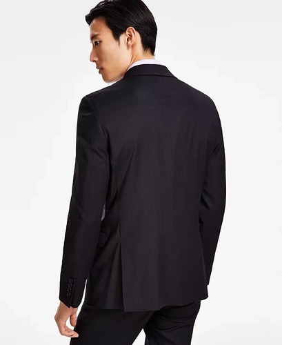 DKNY Men's Modern-Fit Stretch Suit Jacket, Black, 36 Short - Picture 2 of 3