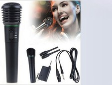 Portable 2 in 1 Wireless Cordless  Wired PA/DJ/SPEAKER Microphone Mic System