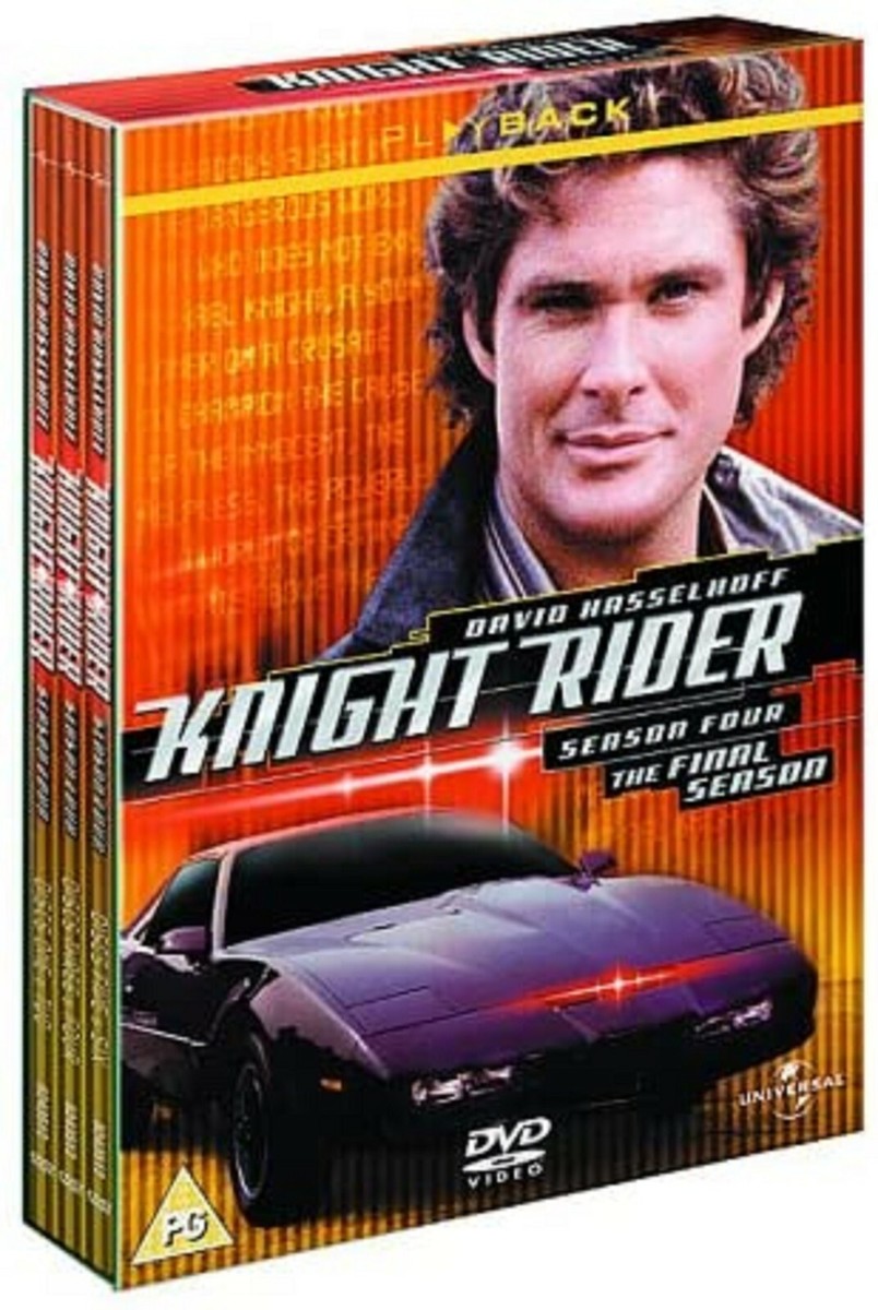 KNIGHT RIDER COMPLETE SERIES 4 DVD 4th Fourth Forth Season Four