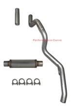 93 - 97 Jeep Grand Cherokee ZJ Cat Back Exhaust System w/ 4" Xlerator Muffler