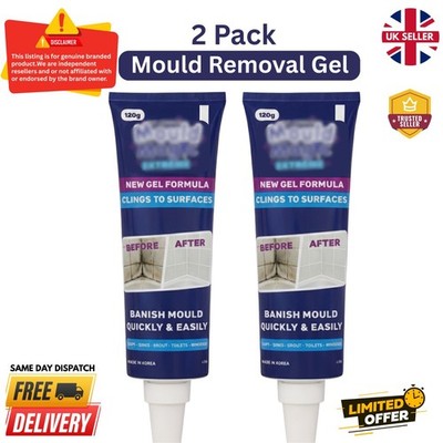  2x Deep-Action Mould Magic (120g) - Profi Silikon & Fugenreiniger Gel