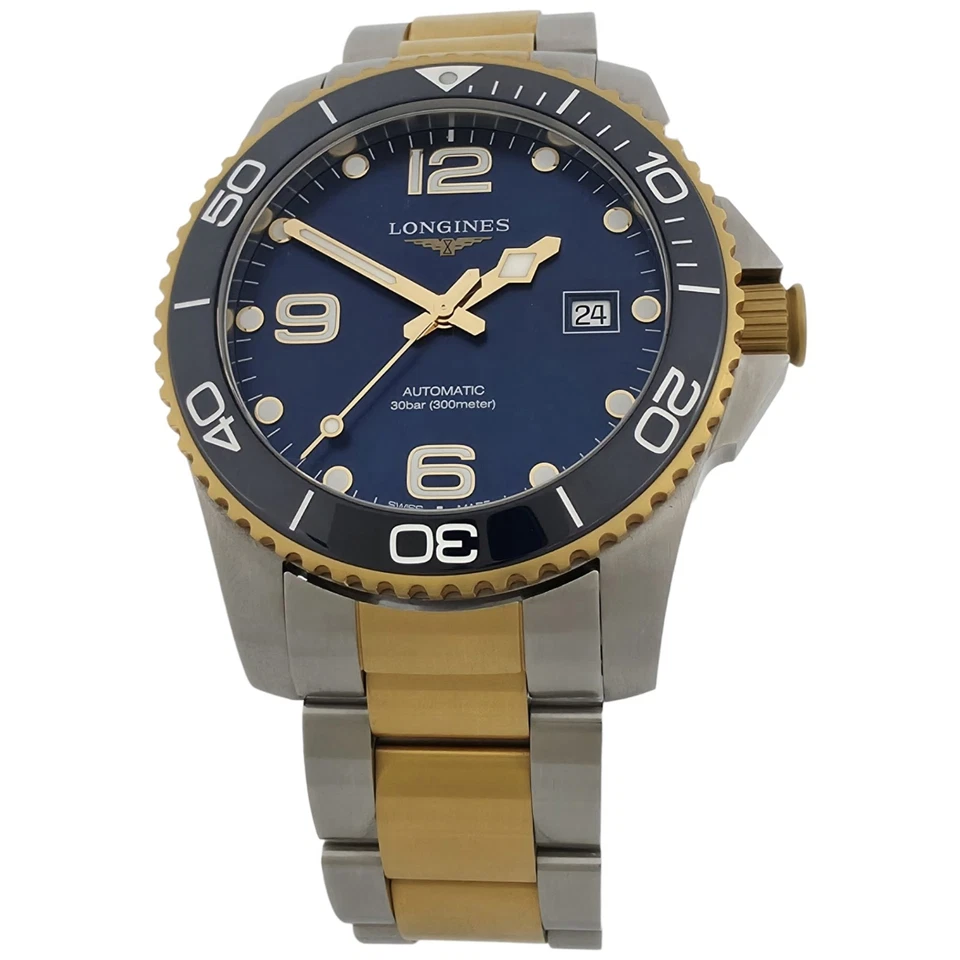 Longines Hydroconquest 41mm Mens Watch Blue Dial L3.781.3.96.7 Full Set (1568), photo 2 of 5
