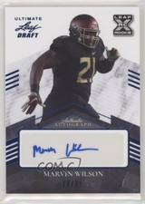 2021 Leaf Ultimate Draft Navy 10/35 Marvin Wilson #BA-MW1 Auto 7l6