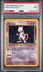 1999 POKEMON GAME BASE SET MEWTWO-HOLO #10 PSA 9