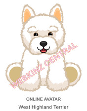 Webkinz Classic West Highland Terrier Code Only  messaged 