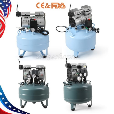 #ad FDA Portable Dental Mobile Silent Oil Free Clean Air Compressor 24L 40L Air Tank $351.12