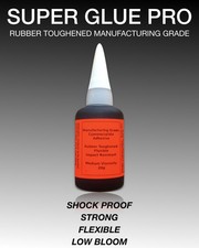 Super Glue High Impact Flexible Strong Bond Gap Filling Rubber Toughened BLACK