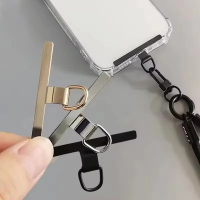 Metall Handy Halteband Lasche Anti-verloren Handy Anhänger Clip Handy Schlüsselband Patch Halter