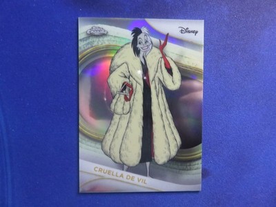 2025 Topps Chrome Disney CRUELLA DE VIL Refractor 101 Dalmatians #103