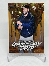 2026 Topps Series 1 Celebration GD-20 Carlos Correa Gold Gameday Drip 27/50 SP