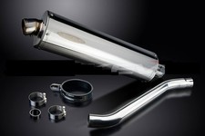 Yamaha 850 TDM -91/01 -silenziatore Scarico Ovale Acciaio Inox 450 mm-Delk