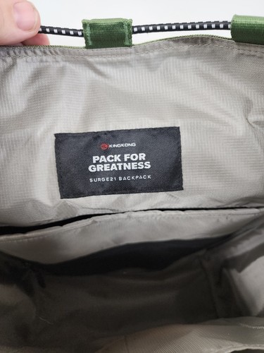 King Kong Backpack Surge21 Bag KNKG Green - Picture 13 of 17
