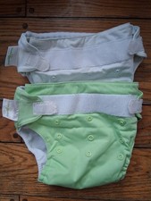 Bum Genius Cloth Cover and Inserts Set Of 2 Small Used