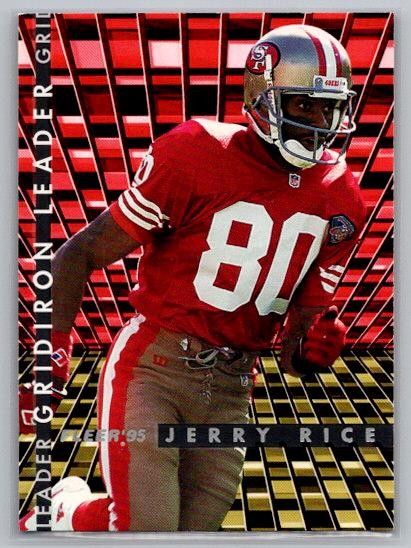 1995 Fleer #4 Jerry Rice Gridiron Leaders