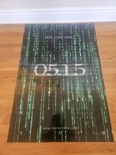 ~ Locandina film Holofoil ricaricata Matrix 05.15 Libera la mente da un lato RARA 27x40
