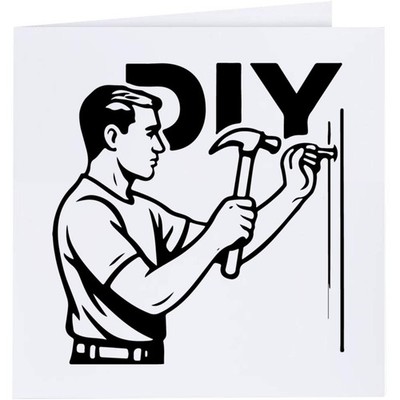 Grußkarten ''DIY Mann Heimwerker'' (GC057776)