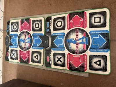 2x PS1 PS2 DDR Dance Dance Revolution Dance Mats Pads Bundle Topway