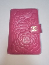 Chanel Pink Camellia Lambskin Wallet